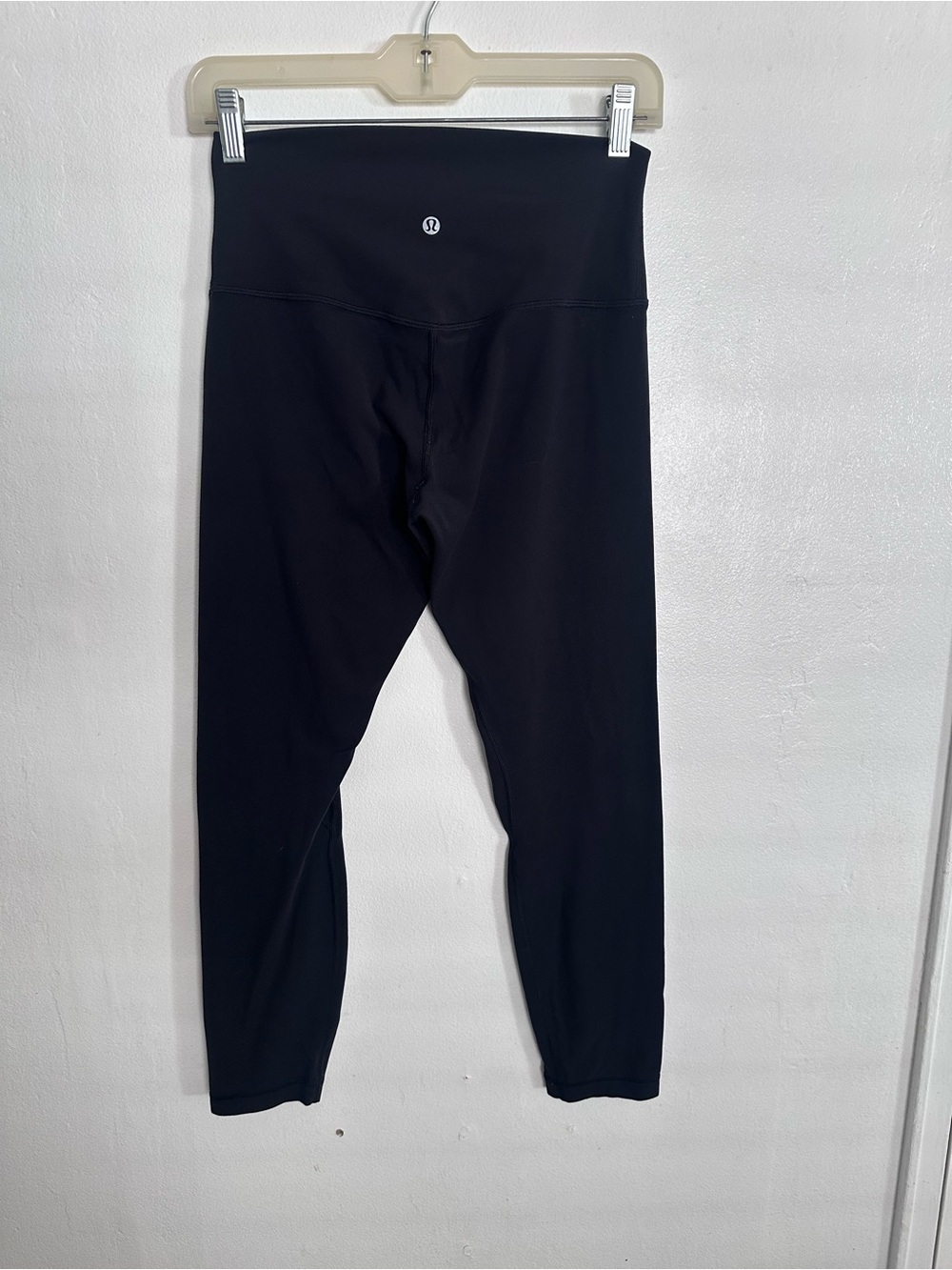 Lululemon Black Align High Rise Pants 25" Yoga Leggings Size 8
